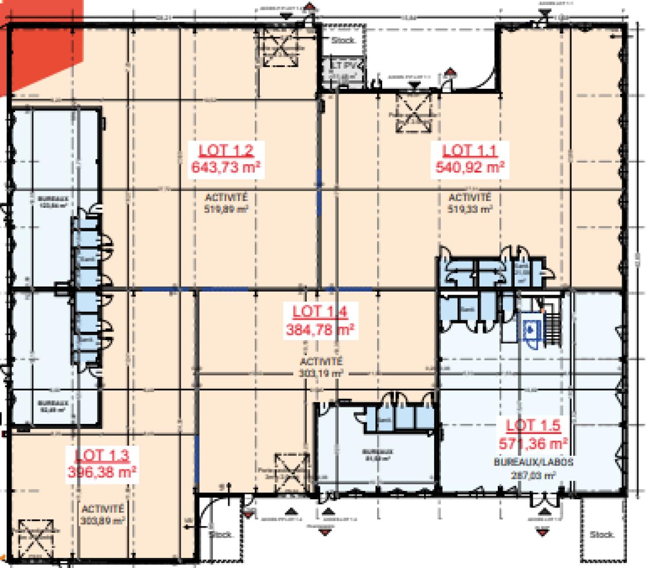 Local d'activité Vénissieux 11305m² Location local d'activité Vénissieux Rhône OLACT2109571 1